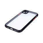 Husa Defender Hybrid, iPhone 12/12 Pro, Transparent cu Negru