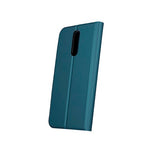 Husa Tip Carte, Smart Skin Huawei Y5P, Verde inchis