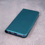 Husa Tip Carte, Smart Skin Huawei Y5P, Verde inchis