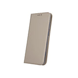 Husa Tip Carte, Smart Skin Huawei Y6P, Auriu