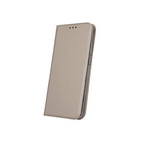 Husa Tip Carte, Smart Skin Huawei Y6P, Auriu