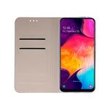 Husa Tip Carte, Smart Skin Huawei Y6P, Auriu