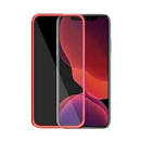 Folie de sticla frontala fluorescenta Apple iPhone XS Max (6.5) rosie
