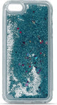 Husa Liquid Glitter, SAMSUNG GALAXY A3 2017, ALBASTRU