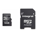 Card de memorie Micro SDHC de 16 GB - Class 10 UHS-I U1 90MB / s cu adaptor SD, Negru