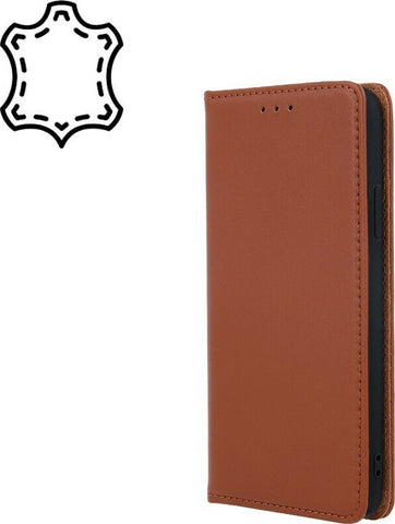 Husa Tip Carte din Piele Originala, iPhone 11, Maro