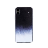 Husa Silicon, iPhone X/XS, Print de Noapte