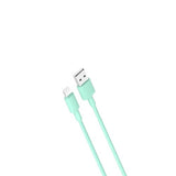 Cablu XO NB156 USB - Fulger 1,0 m 2,4A verde