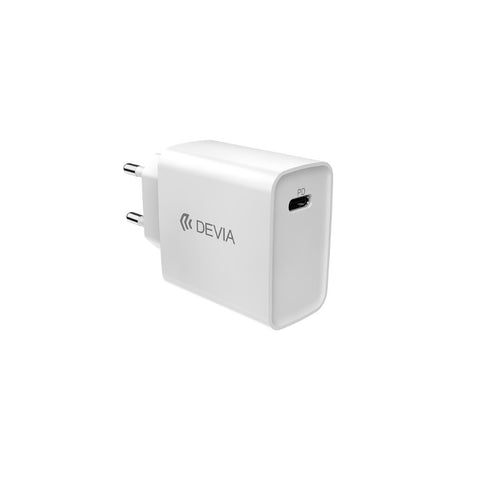 Adaptor Devia, USB Type-C, 3A, 20W, Alb