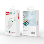 Adaptor Incarcator Retea , USB XO L72, 3A, Alb