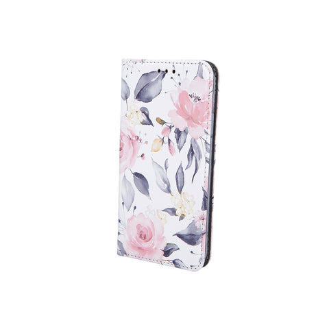 Husa Smart Trendy, Samsung Galaxy A12, Print cu Flori