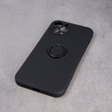 Husa Silicon, Ring Magnetic, Xiaomi Redmi 9C, Negru