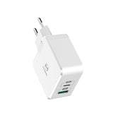 Incarcator McDodo, Incarcar Rapida 30W, USB + USB-Type-C, Alb