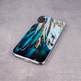 Husa Silicon Gold Glam, Samsung Galaxy A12/M12, Multicolor