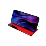 Husa Tip Carte, Samsung Galaxy A22 4G, Rosu