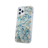 Husa Silicon Gold Glam, Samsung Galaxy A22 4G, Design cu Flori