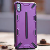 Ringke DualX iPhone X/Xs, mov metalizat