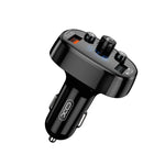 Modulator FM Bluetooth, XO, MP3 + X2 USB, 18W, Negru