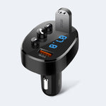 Modulator FM Bluetooth, XO, MP3 + X2 USB, 18W, Negru