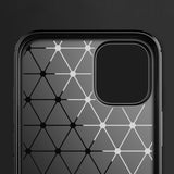 Husa Silicon Carbon, Techsuit, iPhone 13, Negru