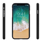 Husa Silicon Jelly, Mercury, iPhone X/XS, Negru