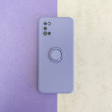 Husa Silicon, Ring Magnetic, Samsung Galaxy A32 4G, Mov