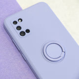 Husa Silicon, Ring Magnetic, Samsung Galaxy A32 4G, Mov