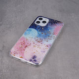Husa Silicon Gold Glam, iPhone 13 Mini, Multicolor