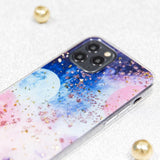 Husa Silicon Gold Glam, iPhone 13 Mini, Multicolor