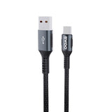 Cablu BWOO X170C USB - USB-C 1,0m 5A negru