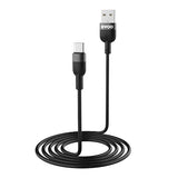 Cablu BWOO X230C USB - USB-C 1,0m 2,4A negru