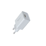 Incarcator + Cablu, Devia, USB-Lightning 2.1A, Alb