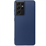 Husa Silicon Slim, Samsung Galaxy S21 Ultra, Albastru