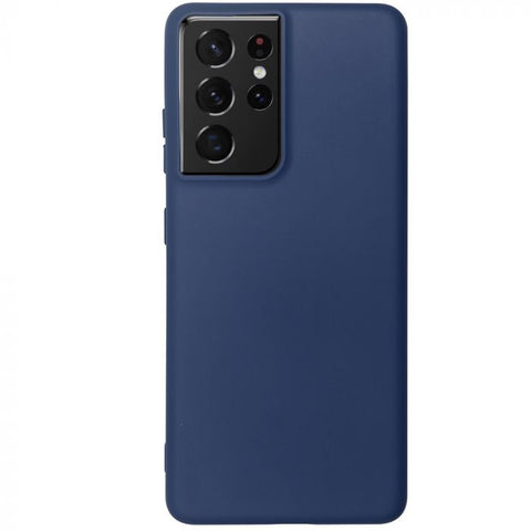 Husa Silicon Slim, Samsung Galaxy S21 Ultra, Albastru