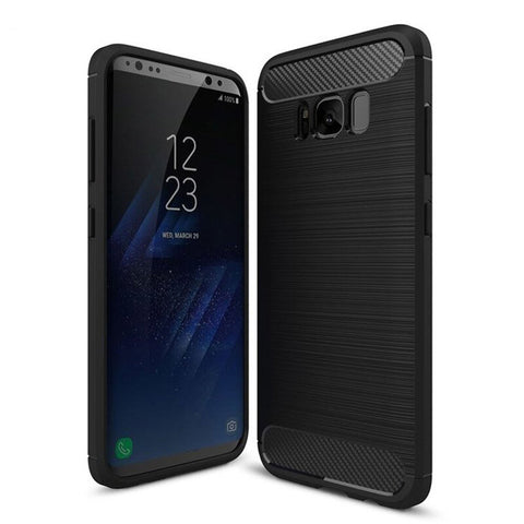 Husa Carbon, Samsung Galaxy S8+, Negru