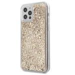 Carcasa Hibrida Guess 4G Liquid Glitter pentru iPhone 12, iPhone 12 Pro