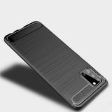 Husa Silicon Carbon, Forcell, Oppo A72, Negru
