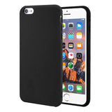 HUSA Silicon + FOLIE Protectie, IPHONE 6, NEGRU