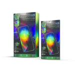 Folie de sticla frontala fluorescenta Apple iPhone XS Max (6.5) rosie