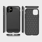 Husa Carbon, iPhone 12 Mini (5.4), Negru