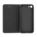 Husa Flip Prio Iphone 7/8/SE 2020/SE 2022, Negru/Albastru