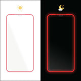 Folie de sticla frontala fluorescenta Apple iPhone XS Max (6.5) rosie