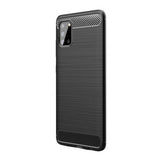 Husa Silicon Carbon, Forcell, Oppo A72, Negru