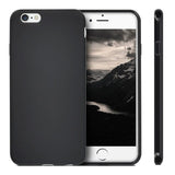 HUSA Silicon + FOLIE Protectie, IPHONE 6, NEGRU