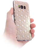 Husa iPhone 7/8 Fashion Glitter Square Auriu