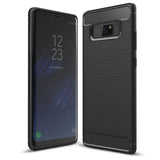 Husa Silicon Carbon, Techsuit, Samsung Galaxy Note 8, Negru