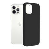 Husa Silicon, iPhone 12/ 12 Pro, Negru