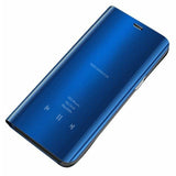 Husa Tip Carte, Clear-View, Samsung Galaxy A02S, Albastru Inchis