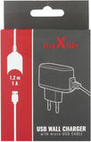Incarcator Micro USB, Maxlife, 1,2m 1A, Negru