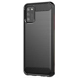 Husa Silicon Carbon, Samsung Galaxy A02S, Negru